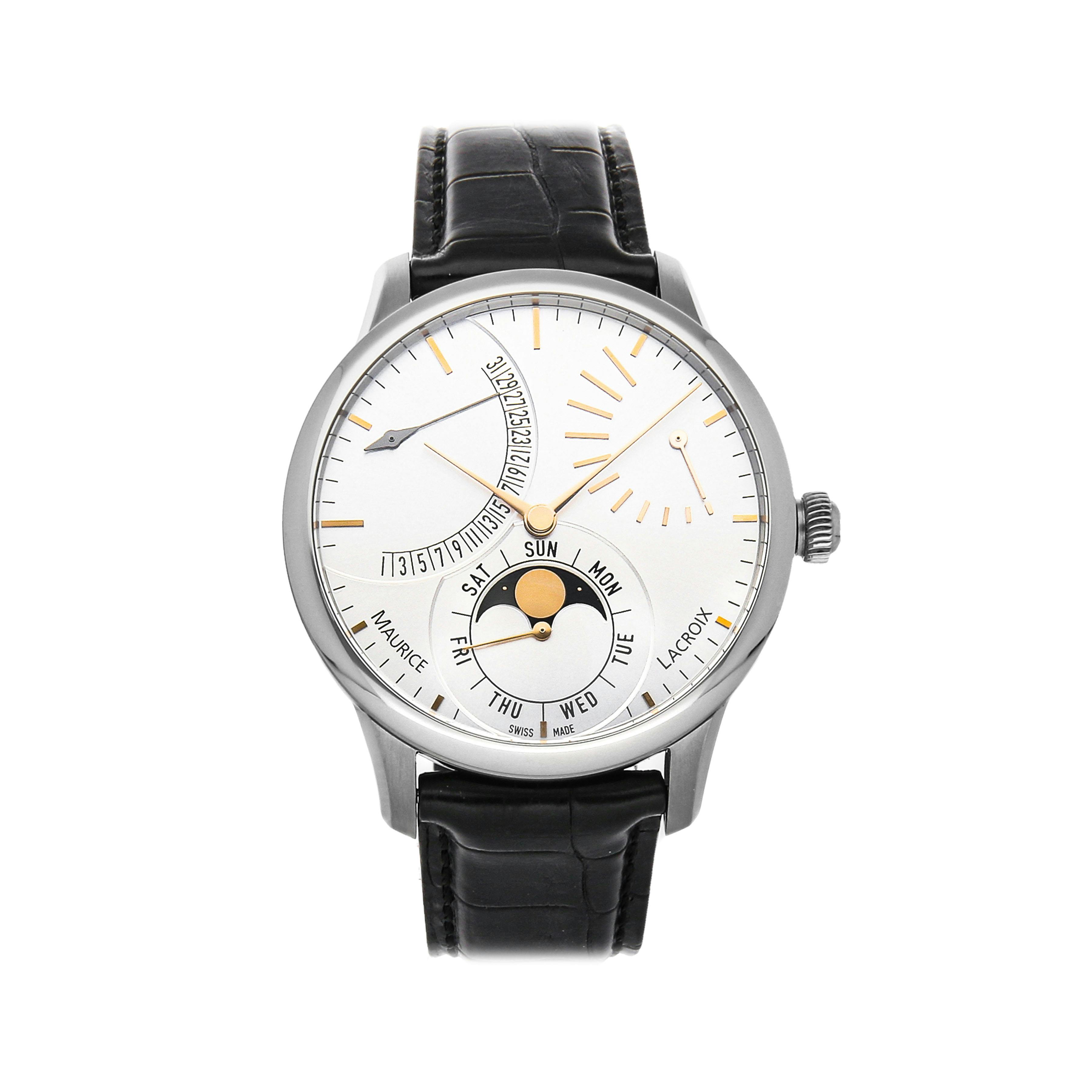 Maurice Lacroix Masterpiece Lune Retrograde MP6528 SS001 130